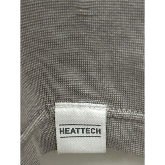 UNIQLO HEATTECH Tee Gray Crewneck T-Shirt Short Sleeve Size Med - Picture 7 of 9